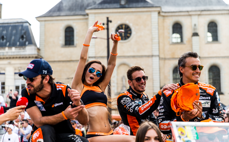 Illustration for article titled The Le Mans Driver Parade Is Absolutely Bonkers